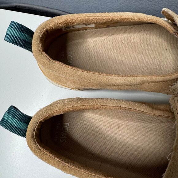 TOMS trvl lite slip on sneakers in honey suede size 9.5 - Picture 6 of 10